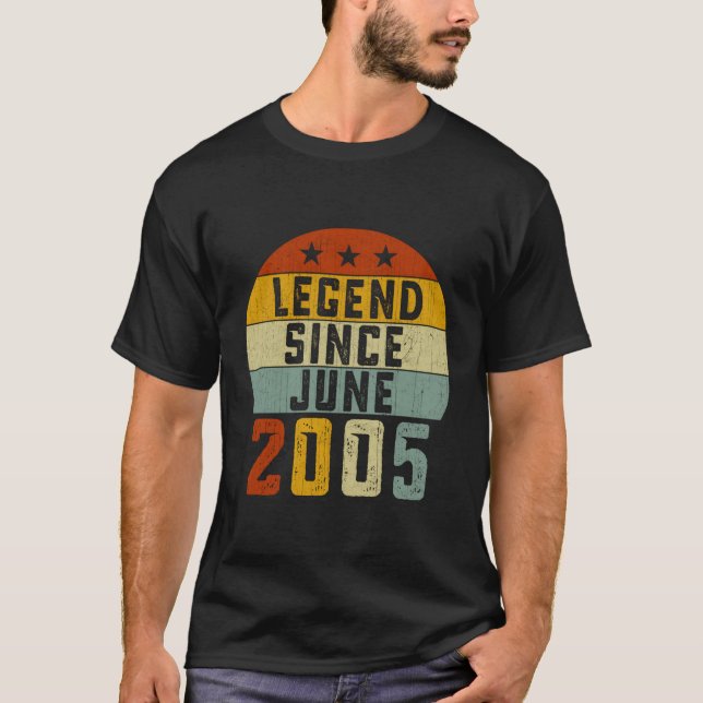 June 2005 Legend Since June 2005 18Th T-Shirt (Front)