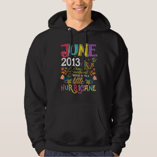 June 2013 Girls Are Sunshine  9 Years Old Birthday Hoodie