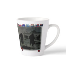 June 6th, 1944 Normandy Landing on a White Coffee