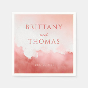 June 8, 2026 Romantic Pink Gradient Napkin