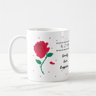 June Birth Flower Mug with Flower Meanings