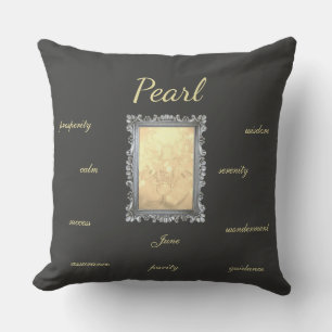 June Birthstone Pearl Fairy Cushion