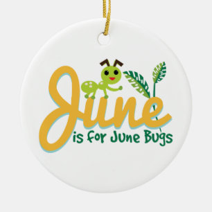 June Bug Ceramic Tree Decoration