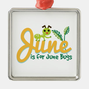 June Bug Metal Tree Decoration