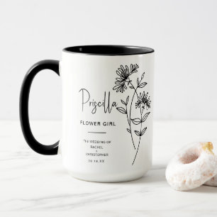 June Flower Girl Honeysuckle Birth Flower Mug