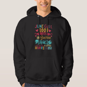 June Girl 2007 15 Years Old 15 Sunshine Birthday Hoodie