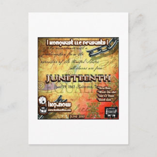 June - JuneTeenth Postcard
