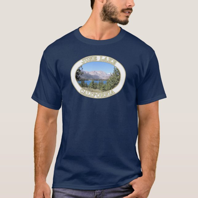 June Lake and Eastern Sierra Nevada Mountains T-Shirt (Front)