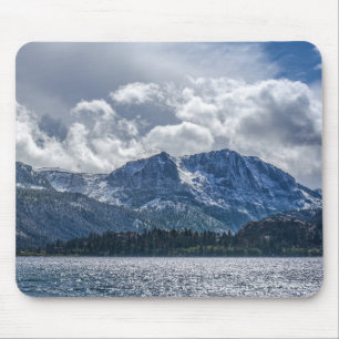June Lake & Carson Peak with Encroaching Storm Mouse Pad