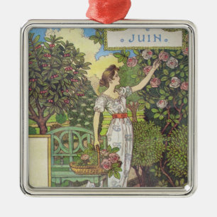 June Metal Tree Decoration