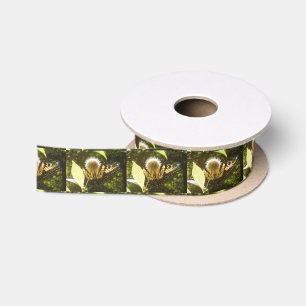 June Monarch Flower Ribbon Satin Ribbon