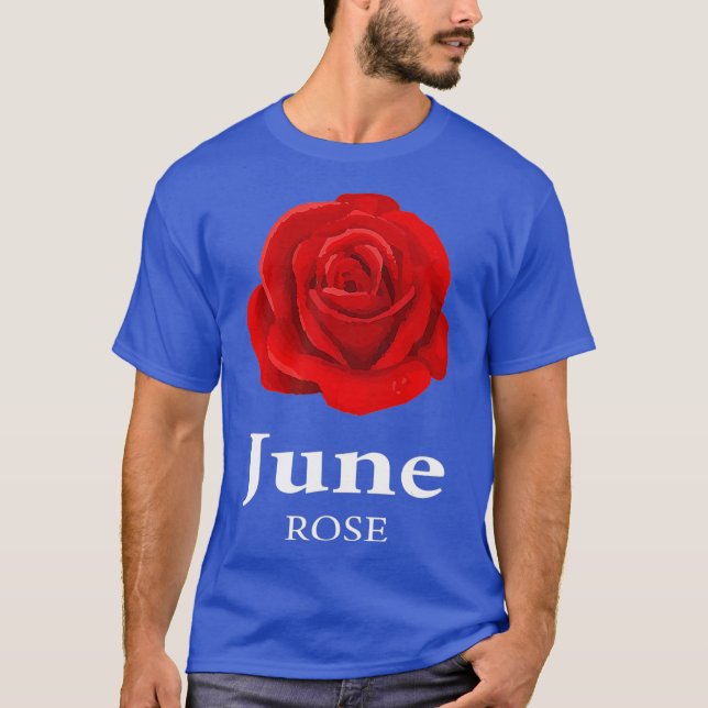 June Rose Anthophile Or Designer T-Shirt (Front)