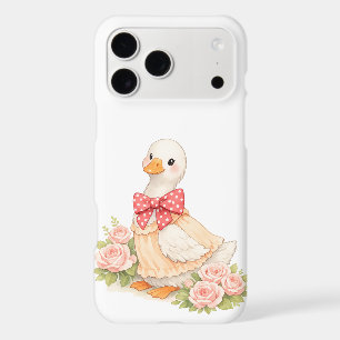 June roses coquette polka dots bow goose