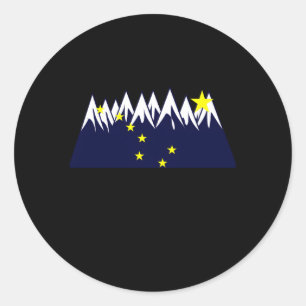 Juneau Alaska Classic Round Sticker
