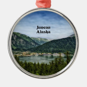 Juneau, Alaska Metal Tree Decoration