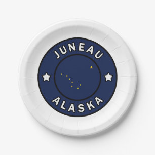 Juneau Alaska Paper Plate