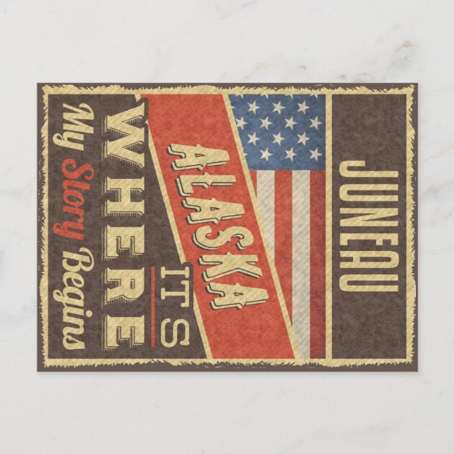 Juneau Alaska Postcard (Front)