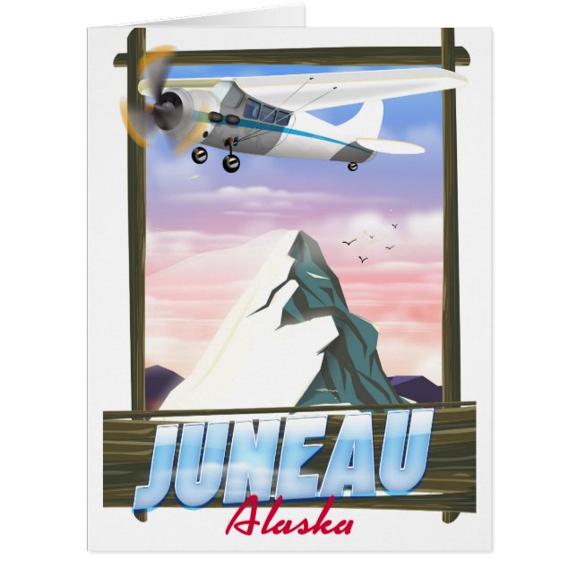 Juneau Alaska travel poster (Front)