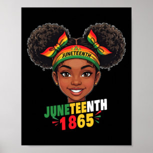 Junenteeth Shirt For Girls Womens Teen Kids Girls Poster