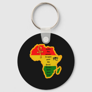 junenth african ankh wer quote key ring