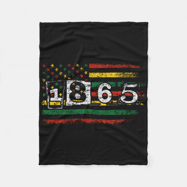 Juneteenth2  fleece blanket (Front)