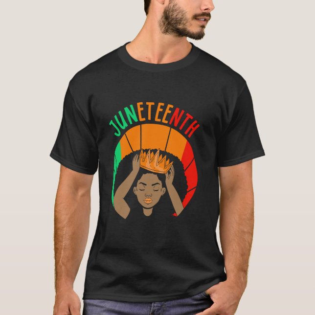 Juneteenth 1865 Africa Black American Us Usa Ameri T-Shirt (Front)