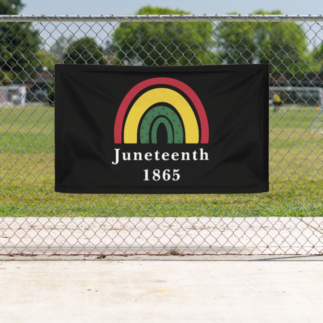 Juneteenth 1865 African American Black History Banner (Insitu)