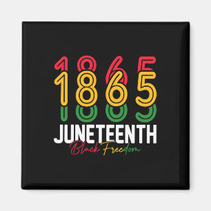 Juneteenth 1865 Black Freedom History Month Africa Magnet