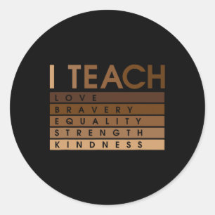 Juneteenth 1865 Black History  Classic Round Sticker