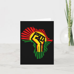 Juneteenth 1865 Black History Month African Americ Card