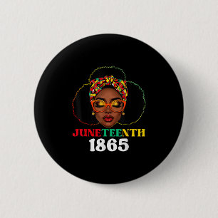 Juneteenth 1865 Celebrate Freedom Celebrating Blac 6 Cm Round Badge