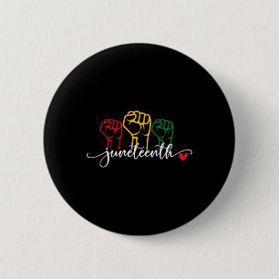 Juneteenth 1865 Celebrate Freedom Day African Amer 6 Cm Round Badge