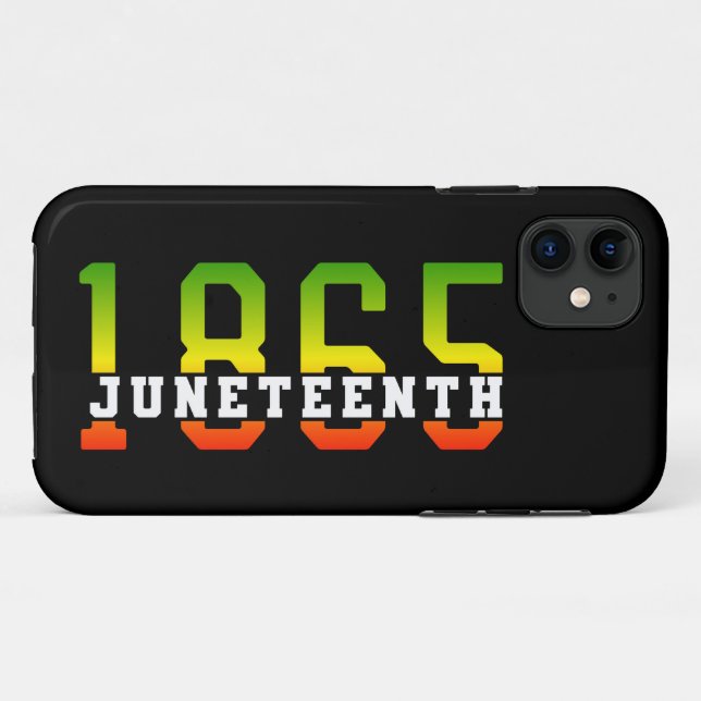 Juneteenth 1865 Celebrating Black Freedom  Case-Mate iPhone Case (Back (Horizontal))
