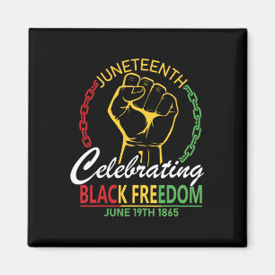 Juneteenth 1865 Celebrating Freedom Day African Am Magnet