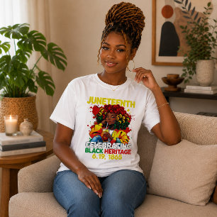 Juneteenth 1865 Celebration Black Heritage T-Shirt