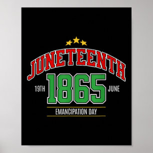 Juneteenth 1865 Emancipation Day Poster