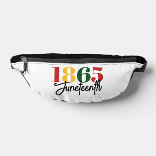 Juneteenth 1865 Freedom Black History Celebration Bum Bags
