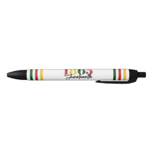 Juneteenth 1865 Freedom Black History Celebration Ink Pen