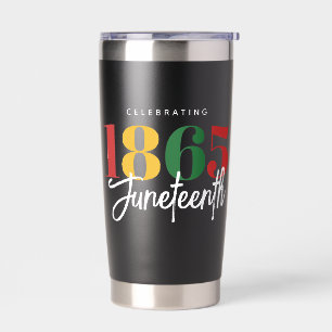 Juneteenth 1865 Freedom Black History Celebration Insulated Tumbler