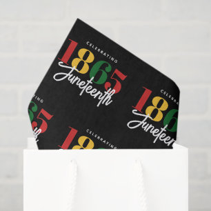 Juneteenth 1865 Freedom Black History Celebration Tissue Paper
