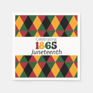 Juneteenth 1865 Freedom–Celebrate Liberation Napkin