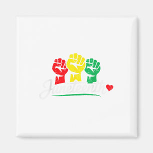 Juneteenth 1865 Freedom Day African June 19th Men  Magnet