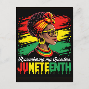 Juneteenth 1865 Freedom Day Black History Holiday Postcard