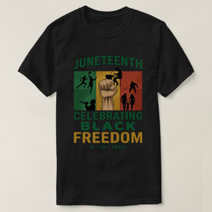Juneteenth 1865 Freedom Day Heritage Art T-Shirt