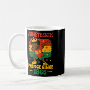 Juneteenth 1865 Groovy Prince Toddler Dab Boy Free Coffee Mug