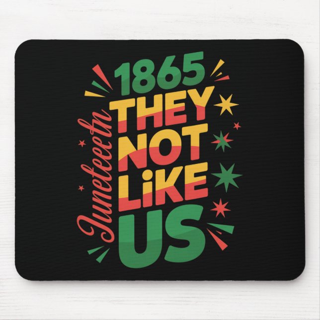 Juneteenth 1865 Honour The Journey Of Freedom _1  Mouse Pad (Front)