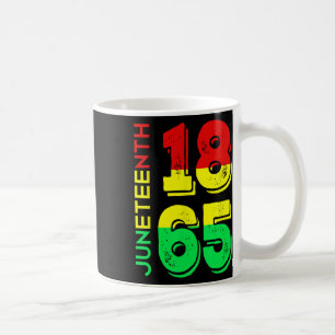 Juneteenth 1865 Independence Day Black Pride  Coffee Mug