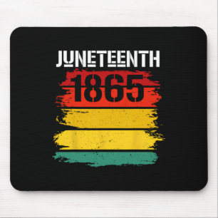 Juneteenth 1865 Juneteenth Black Freedom Day Flag Mouse Pad