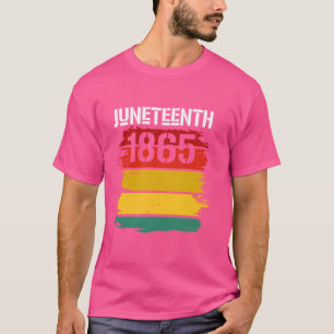 Juneteenth 1865 Juneteenth Black Freedom Day Flag T-Shirt