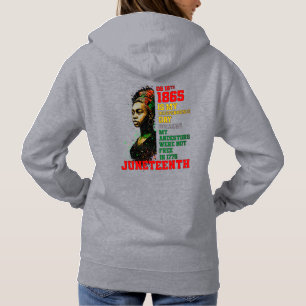 Juneteenth 1865 My Independence Day Pan-African Hoodie